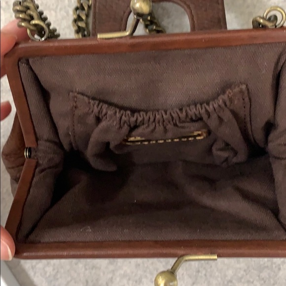 Isabella Fiore kisslock satchel purse - Picture 6 of 8